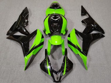 2007-2008 Green Glossy Black Honda CBR600RR Motorcycle Fairing Canada
