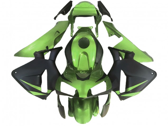 2003-2004 Lizard Green Matte Black Honda CBR600RR Motorcycle Fairings Canada