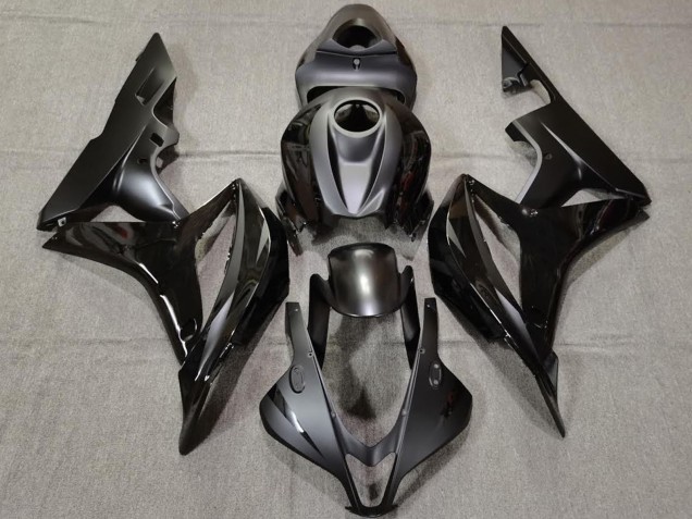 2007-2008 Glossy Black Matte Black Honda CBR600RR Motorcycle Fairings Canada