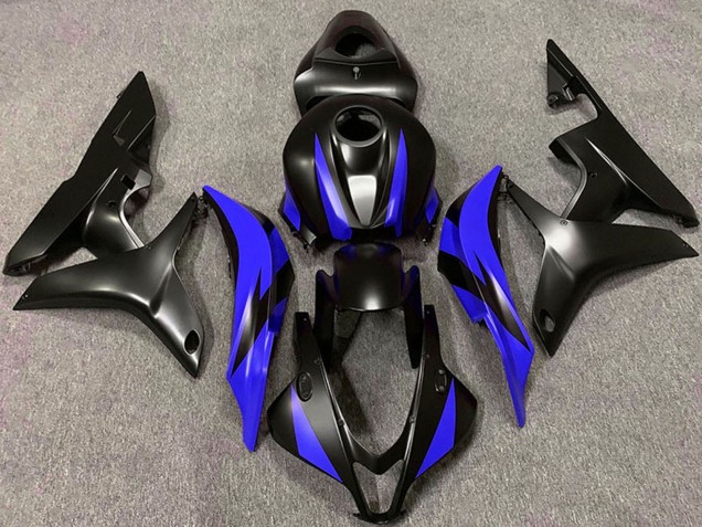 2007-2008 Blue Matte Black Honda CBR600RR Motorcycle Fairing Canada