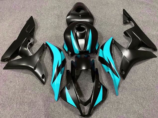 2007-2008 Cyan Blue Matte Black Honda CBR600RR Motorcycle Fairings Canada