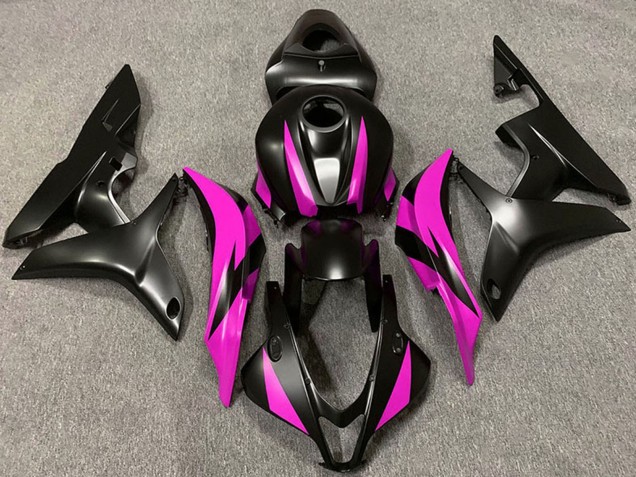 2007-2008 Pink Matte Black Honda CBR600RR Motorcycle Fairing Canada