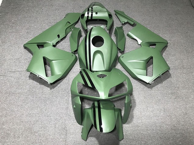2005-2006 Matte Green Honda CBR600RR Motorcycle Fairings Canada