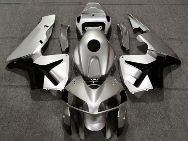 2005-2006 Matte Silver and Black Honda CBR600RR Motorcycle Fairings Canada