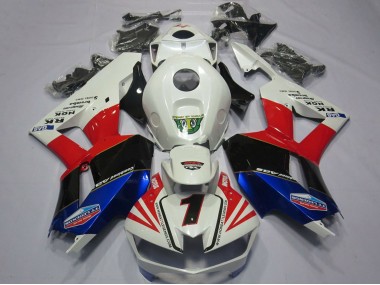 2013-2023 White Red Blue Black Number 1 Honda CBR600RR Motorcycle Fairings Canada