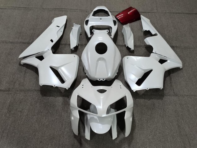 2005-2006 Pearl White Honda CBR600RR Motorcycle Fairings Canada