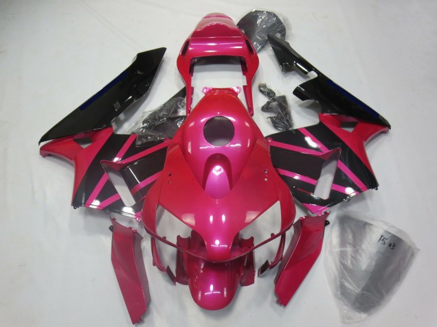 2003-2004 Pink Glossy Black Honda CBR600RR Motorcycle Fairings Canada