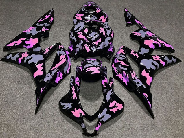 2007-2008 Pink Grey Camouflage Honda CBR600RR Motorcycle Fairings Canada