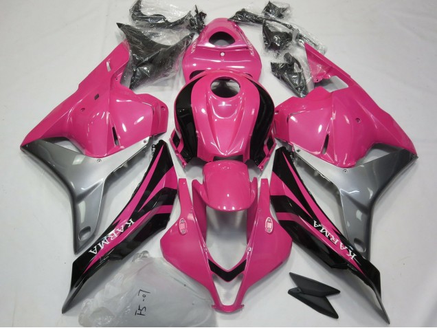 2009-2012 Silver Pink Glossy Black OEM Style Honda CBR600RR Motorcycle Fairings Canada