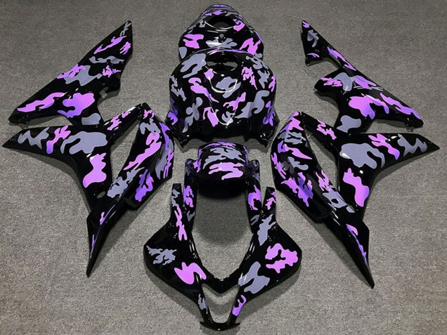 2007-2008 Purple Grey Camouflage Honda CBR600RR Motorcycle Fairings Canada