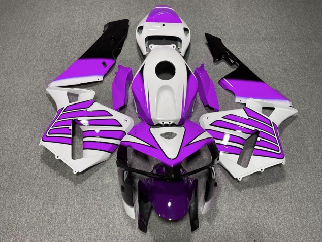 2005-2006 Purple and White Wings Honda CBR600RR Motorcycle Fairings Canada