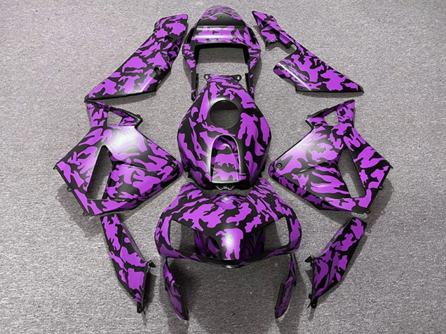 2003-2004 Purple Black Camouflage Honda CBR600RR Motorcycle Fairings Canada
