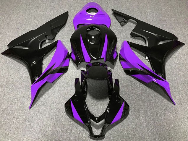 2007-2008 Purple Glossy Black Matte Black Honda CBR600RR Motorcycle Fairings Canada