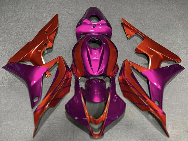2007-2008 Violet Red Honda CBR600RR Motorcycle Fairings Canada
