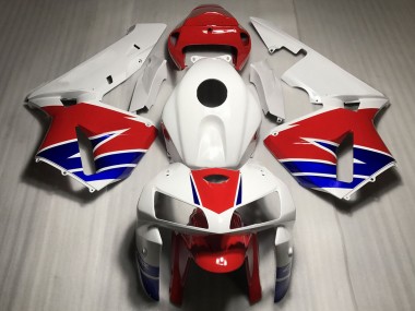 2005-2006 Wihte Red Blue Honda CBR600RR Motorcycle Fairings Canada