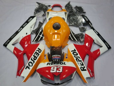 2013-2023 Orange White Red Glossy Black Repsol 93 Honda CBR600RR Motorcycle Fairings Canada
