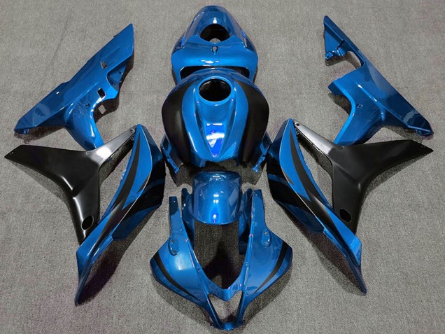 2007-2008 Sapphire Blue Black OEM Style Honda CBR600RR Motorcycle Fairings Canada