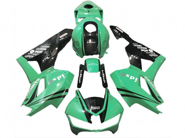 2013-2023 Green Glossy Black Honda CBR600RR Motorcycle Fairings Canada