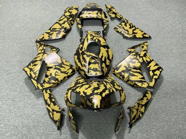 2003-2004 Yellow Black Camouflage Honda CBR600RR Motorcycle Fairings Canada