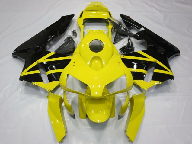 2003-2004 Yellow Glossy Black OEM Style Honda CBR600RR Motorcycle Fairings Canada
