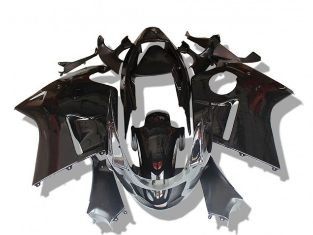 1996-2007 Glossy Black Grey Honda CBR1100XX Motorcycle Fairings Canada