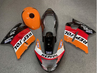 1996-2007 Orange White Red Glossy Black Repsol Honda CBR1100XX Motorcycle Fairings Canada