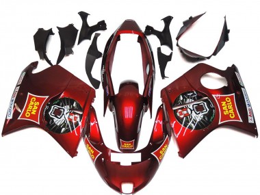 1996-2007 Red Yellow San Carlo Honda CBR1100XX Motorcycle Fairings Canada