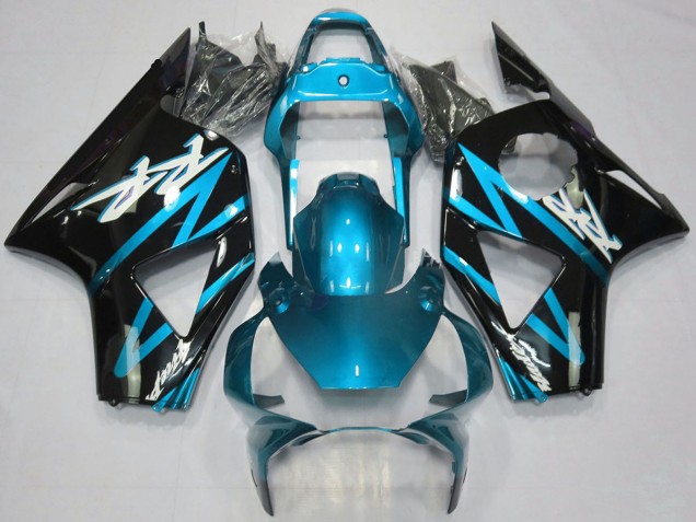 2002-2003 Light Blue Glossy Black Honda CBR954RR Motorcycle Fairings Canada