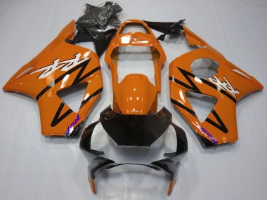 2002-2003 Dark Orange Glossy Black Honda CBR954RR Motorcycle Fairings Canada