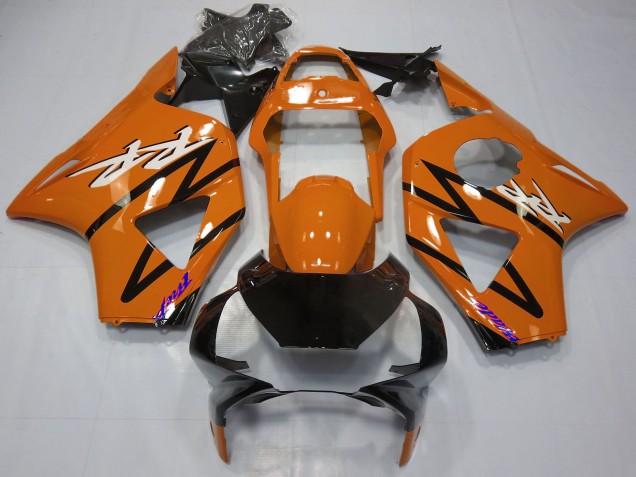 2002-2003 Dark Orange Glossy Black Honda CBR954RR Motorcycle Fairings Canada