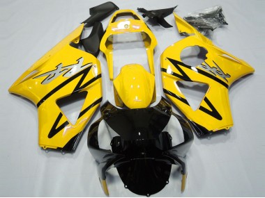2002-2003 Yellow Glossy Black CBR Style Honda CBR954RR Motorcycle Fairings Canada
