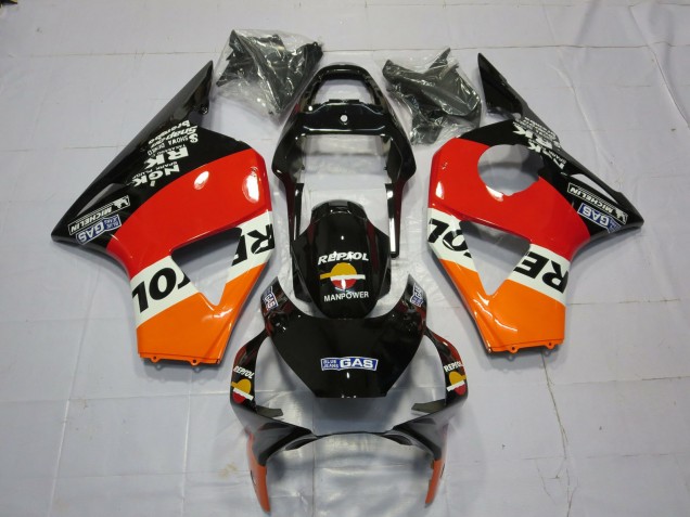 2002-2003 Orange White Red Black Repsol Honda CBR954RR Motorcycle Fairings Canada