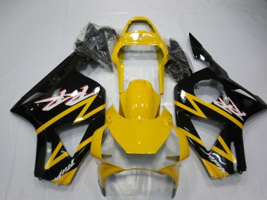 2002-2003 Yellow Glossy Black Honda CBR954RR Motorcycle Fairings Canada
