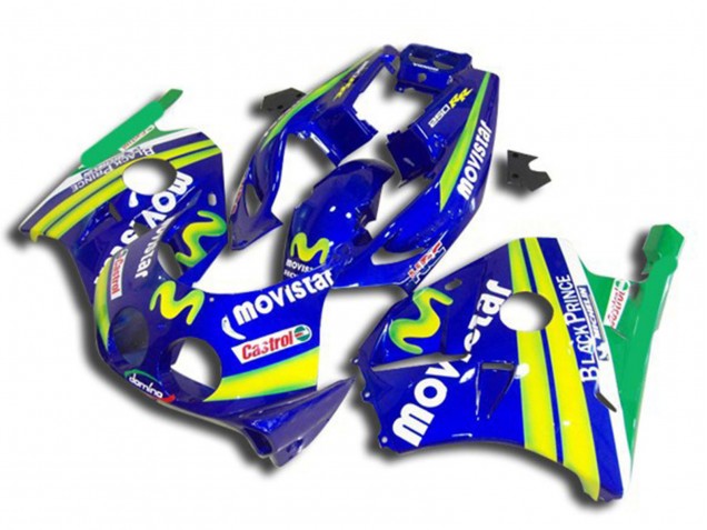 1990-1998 Blue Yellow Green MoviStar Red Castrol Honda CBR250RR Motorcycle Fairings Canada