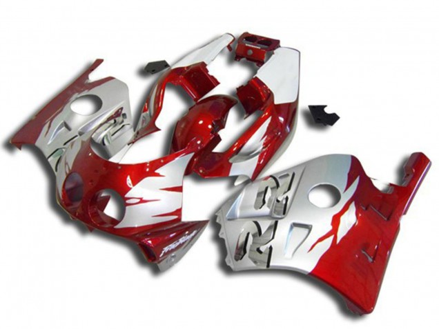 1990-1998 Silver Red Honda CBR250RR Motorcycle Fairings Canada