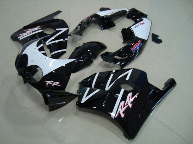 1990-1998 White Glossy Black HRC Honda CBR250RR Motorcycle Fairings Canada