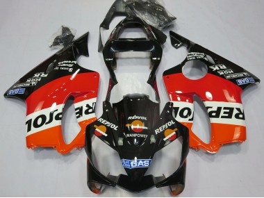 2001-2003 Orange White Red Glossy Black Repsol Honda CBR600 F4i Motorcycle Fairings Canada