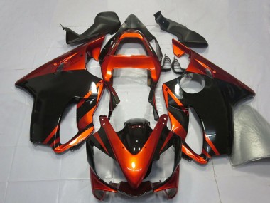 2001-2003 Orange Glossy Black Honda CBR600 F4i Motorcycle Fairings Canada
