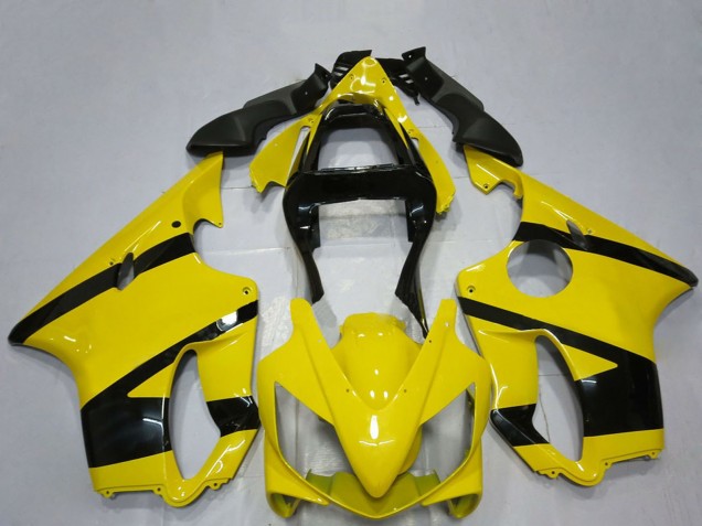 2001-2003 Yellow Glossy Black Honda CBR600 F4i Motorcycle Fairings Canada