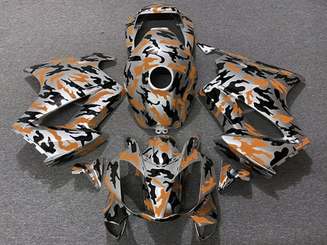 2002-2013 Orange Camouflage Honda VFR 800 Motorcycle Fairings Canada