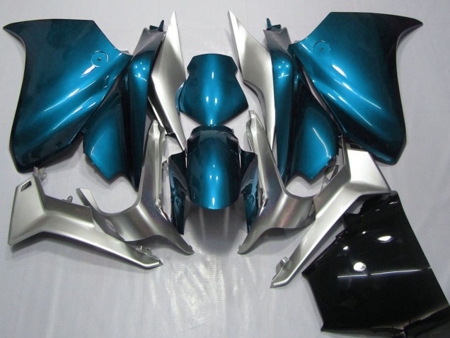 2010-2016 Silver Light Blue Honda VFR 1200 Motorcycle Fairings Canada