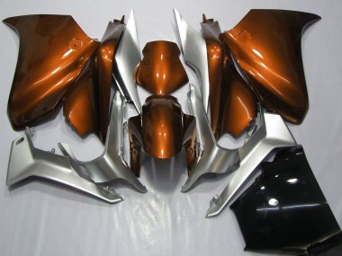 2010-2016 Silver Orange Honda VFR 1200 Motorcycle Fairings Canada