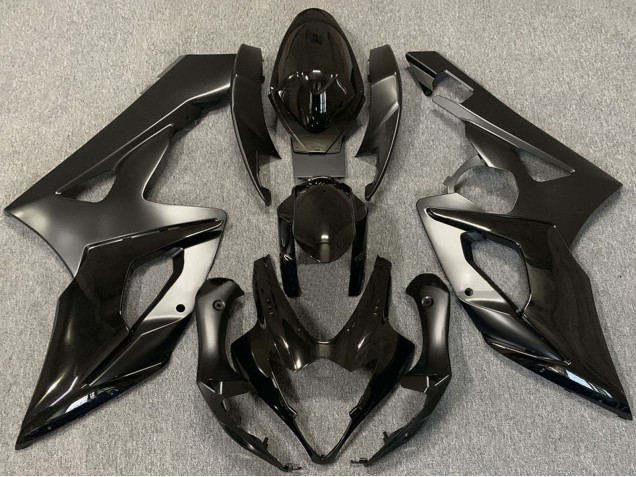 2005-2006 Glossy Black Matte Black Suzuki GSXR 1000 Motorcycle Fairings Canada