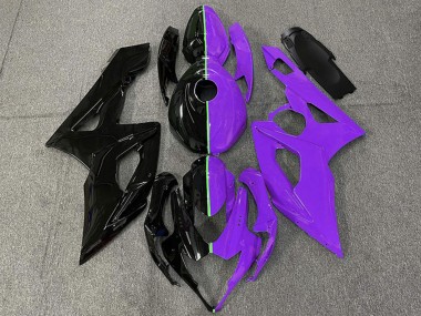 2005-2006 Glossy Black and Purple Suzuki GSXR 1000 Motorcycle Fairings Canada