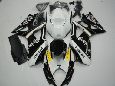 2007-2008 White Yellow Black The Witcher Suzuki GSXR 1000 Motorcycle Fairings Canada