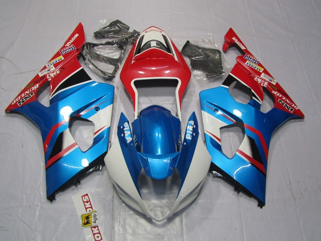2003-2004 Red Blue White Suzuki GSXR 1000 Motorcycle Fairings Canada