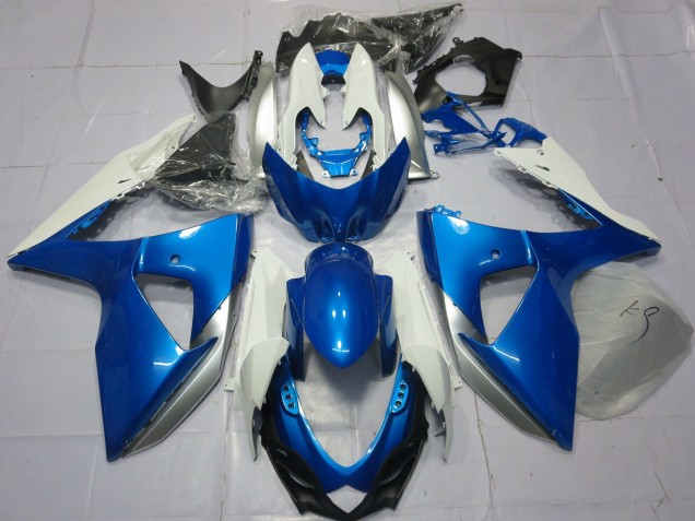 2009-2016 Blue White Suzuki GSXR 1000 Motorcycle Fairings Canada