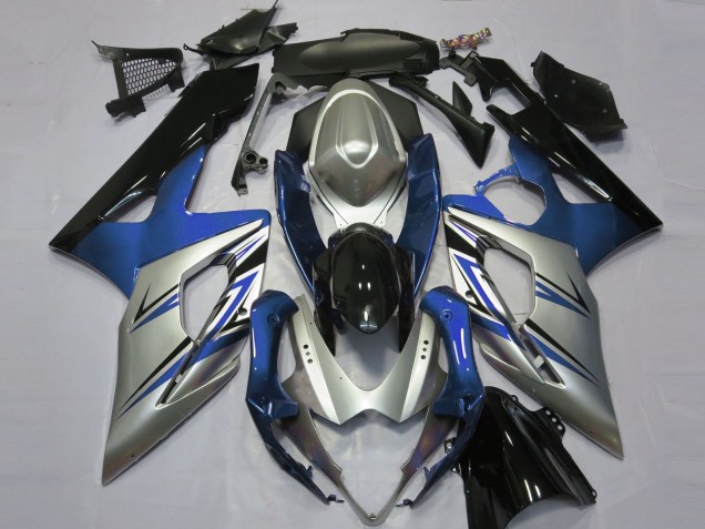 2005-2006 Blue Silver Black Suzuki GSXR 1000 Motorcycle Fairings Canada