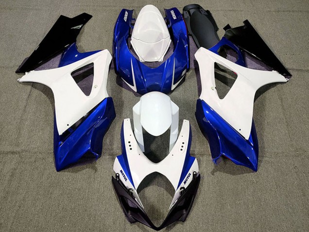 2007-2008 White Blue Black Suzuki GSXR 1000 Motorcycle Fairings Canada