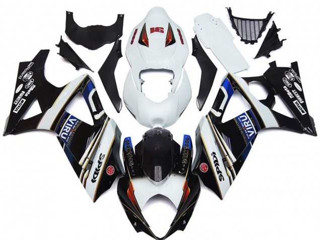 2007-2008 White Blue Red Black Viru Suzuki GSXR 1000 Motorcycle Fairings Canada